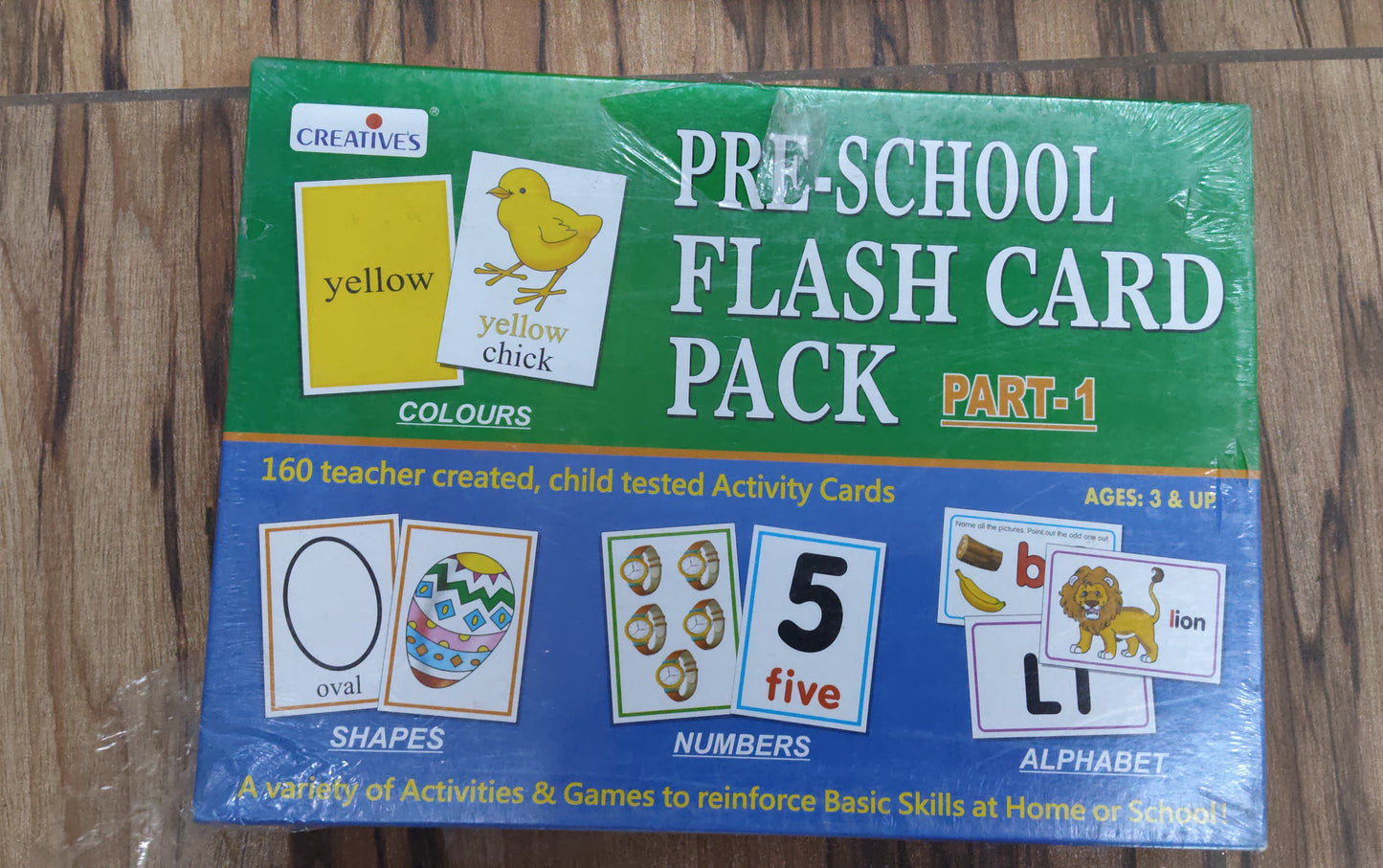 PRE SCHOOL FLASH CARD PACK PART 1 PUZZLES GAME
