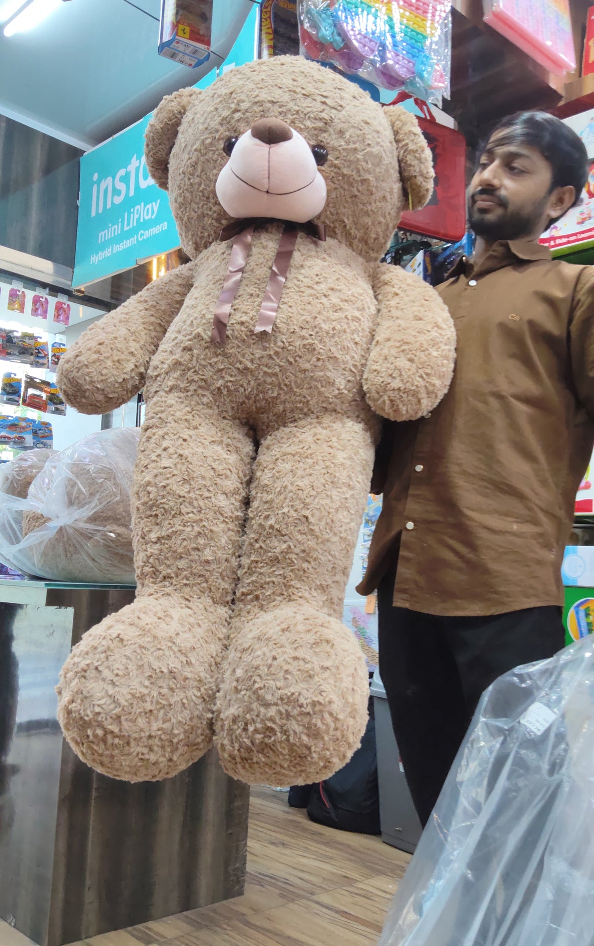 SOFT COFFEE TEDDY - 3699 - JUMBO