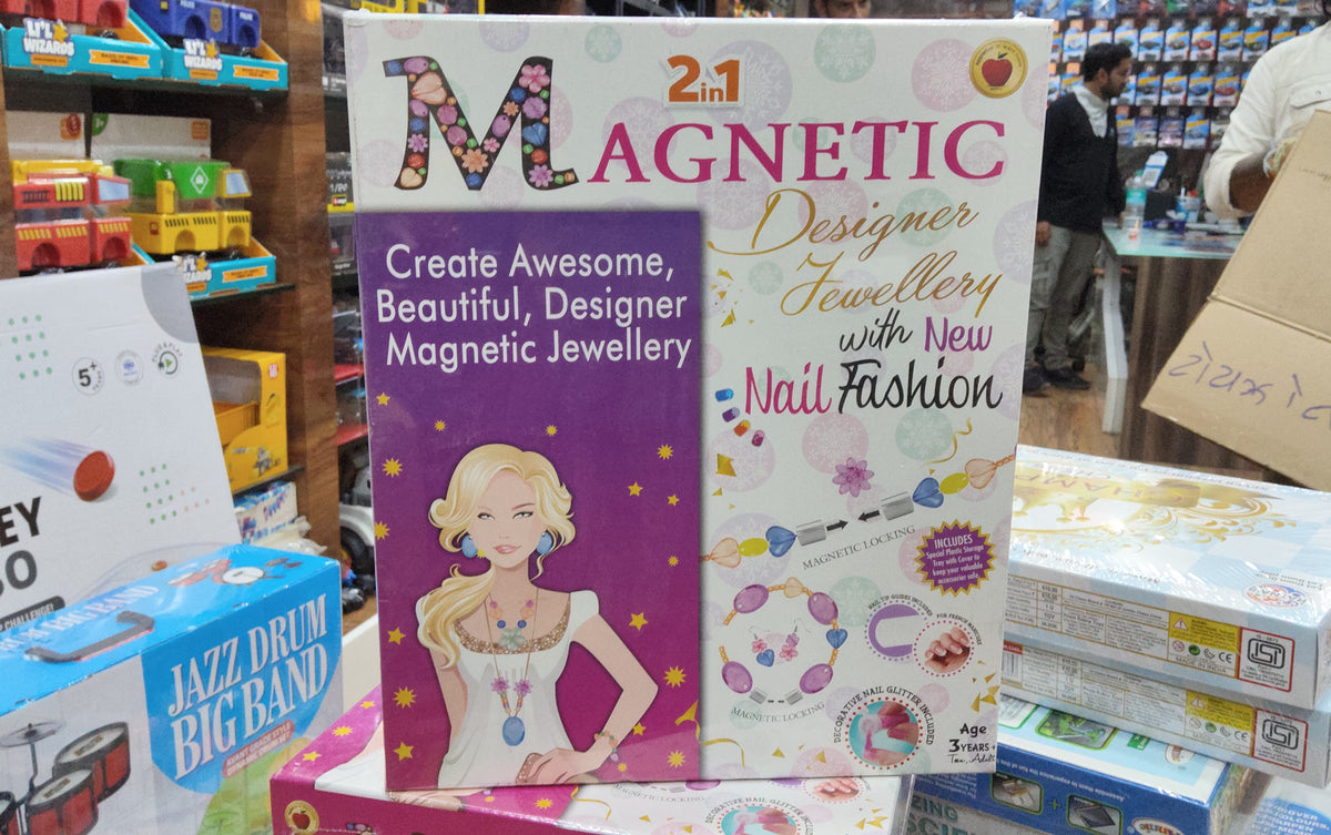 2IN1 MAGNETIC DESIGNER JWELLERY WITH NEW NAIL FASHION -599