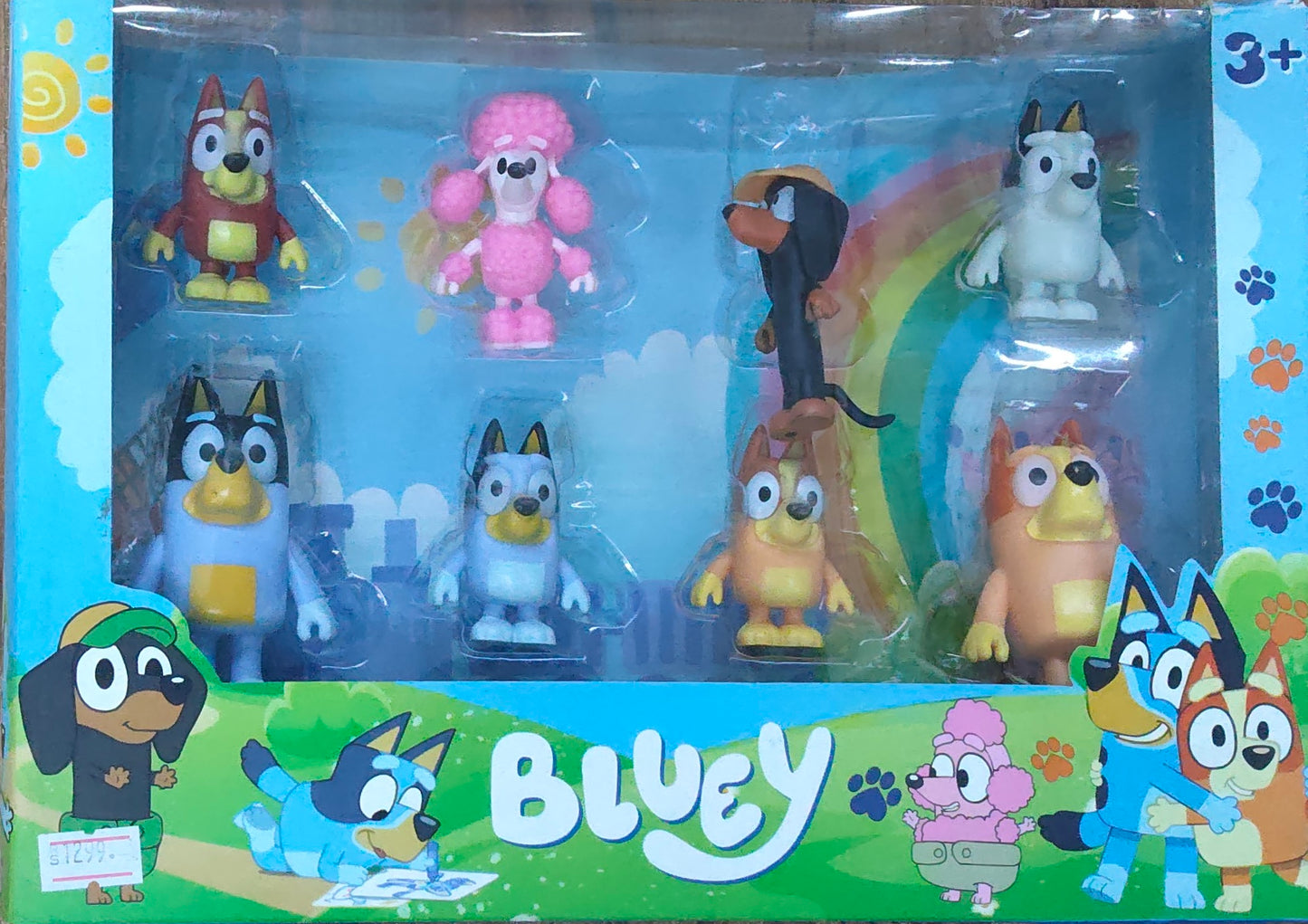 BLUEY CHARACTERS 8PCS