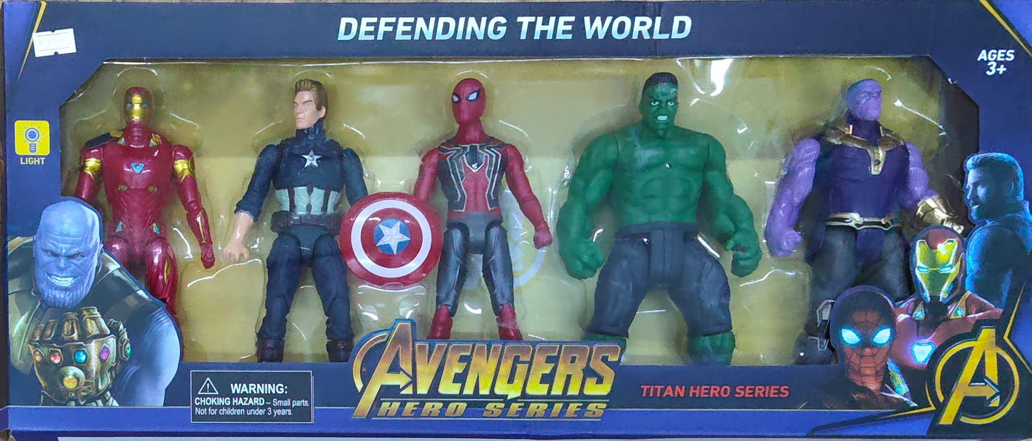 AVENGERS HERO SERISE CHARACTERS 5PCS