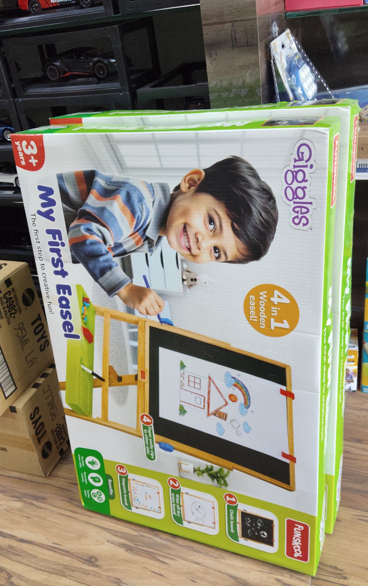 FUNSKOOL MY FIRST EASEL BOARD 4IN1