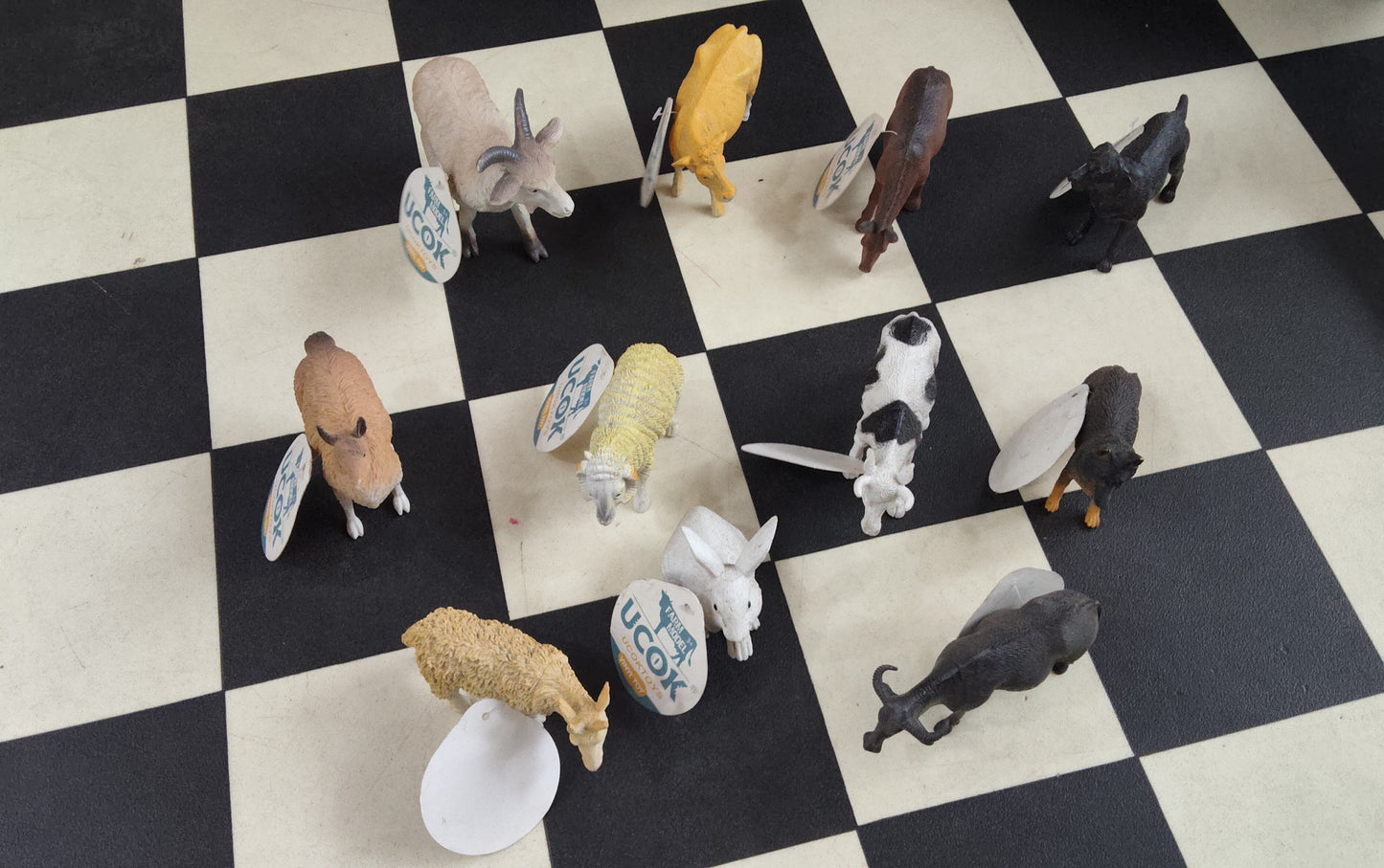 Silicone FARM ANIMAL Mini 12PCS SET