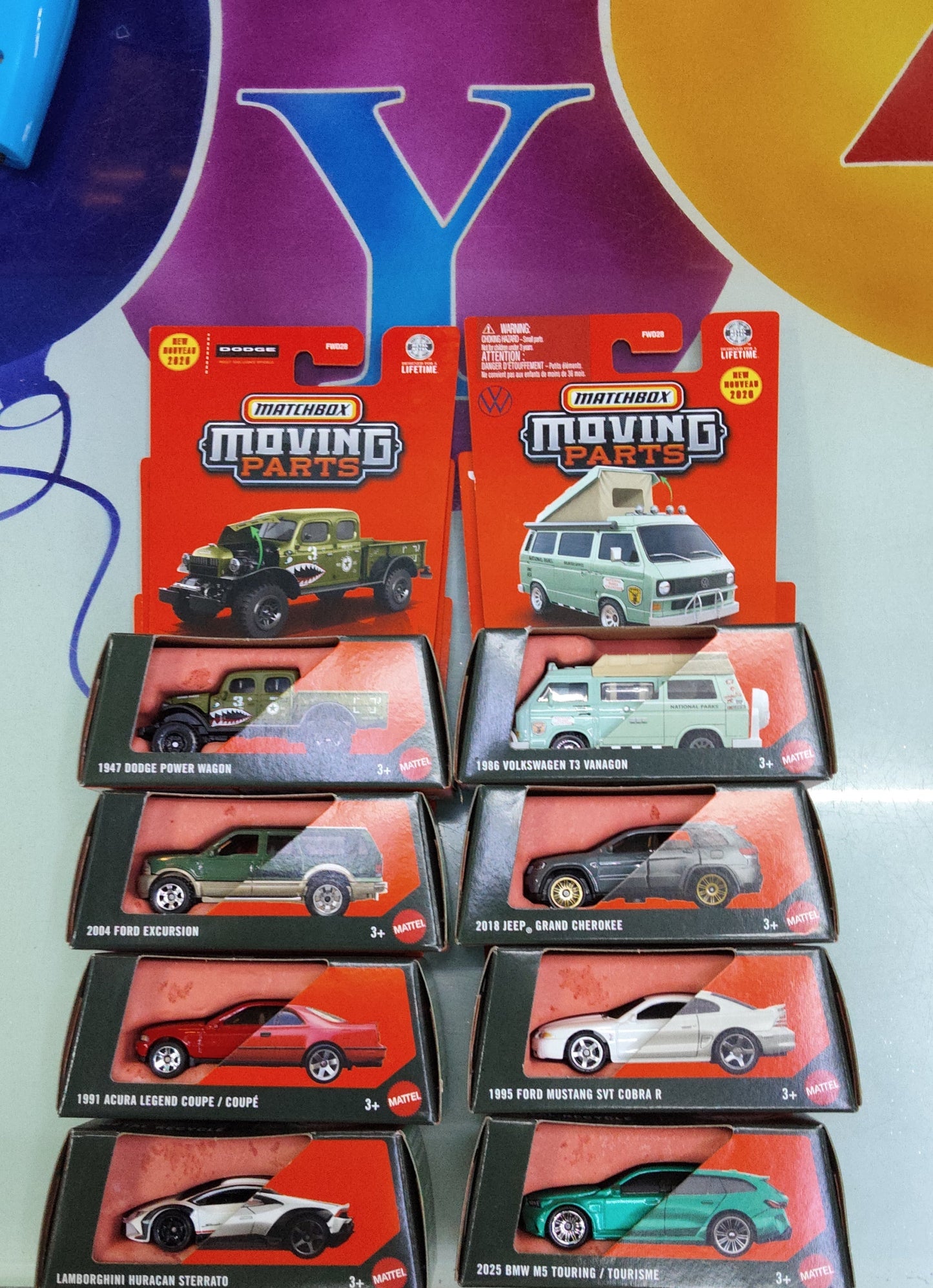 MATCH BOX MOVING PARTS
