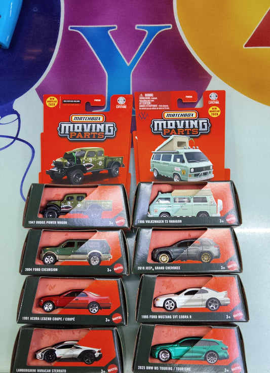 MATCH BOX MOVING PARTS