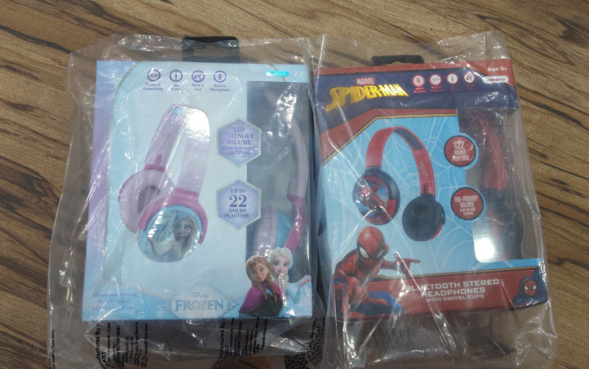 Spideman & forzen headphone bluetooth (small) - UP TO 22 HR
