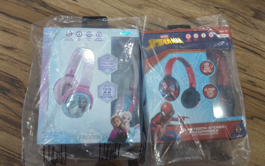 Spideman & forzen headphone bluetooth (small) - UP TO 22 HR
