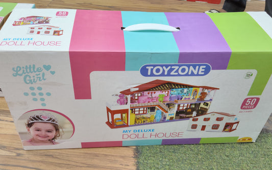 TOYZONE MY DELUXE DOLL HOUSE 50pcs - 1999
