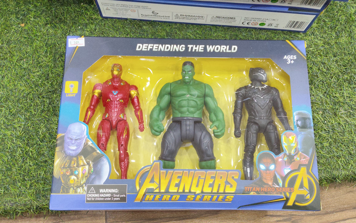 AVENGERS HERO SERISE CHARACTERS 3PCS