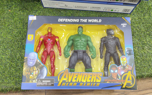 AVENGERS HERO SERISE CHARACTERS 3PCS