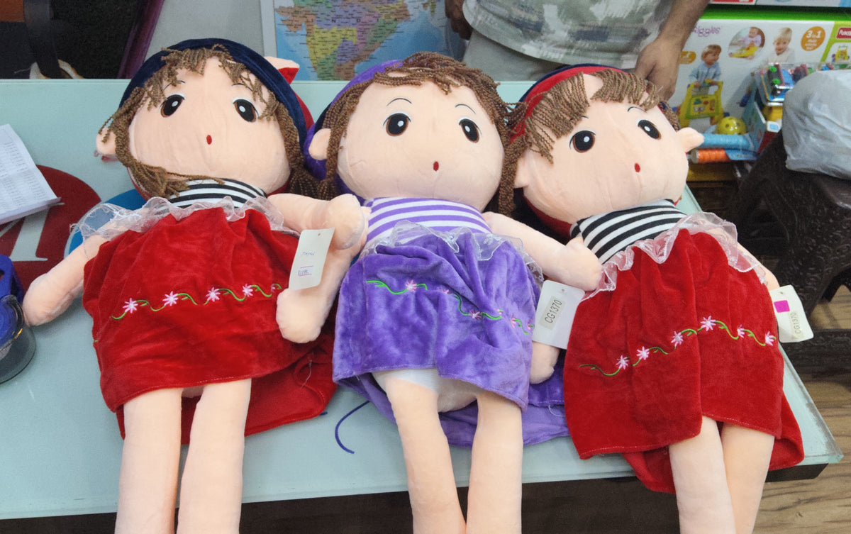 SOFT DOLL - BLACK -WHITE LINE