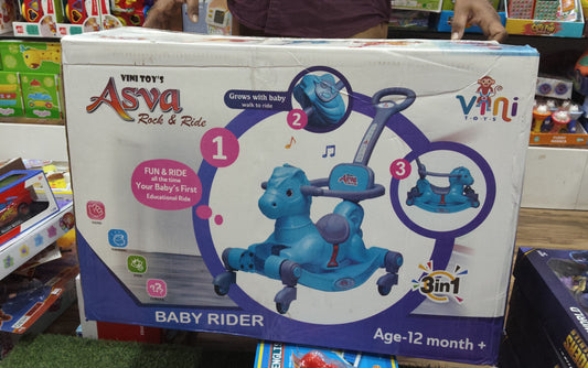 MINI TOYS ASVA ROCK & RIDE HORSE - BABY RIDER