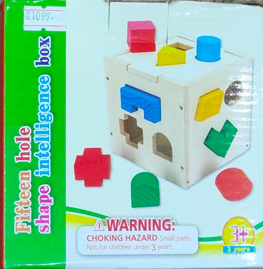 FIFTEEN HOLE SHAPE INTELLIGENCE BOX